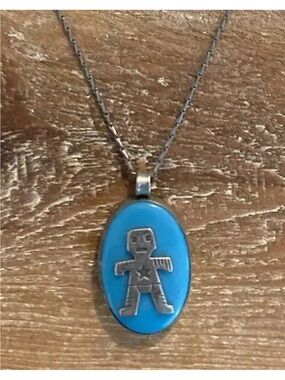 Bell Trading Post Turquoise Pendant Necklace